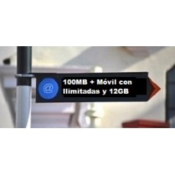 100MB + Linea Móvil + IP Fija